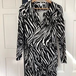 Diane von Furstenburg animal print dress
